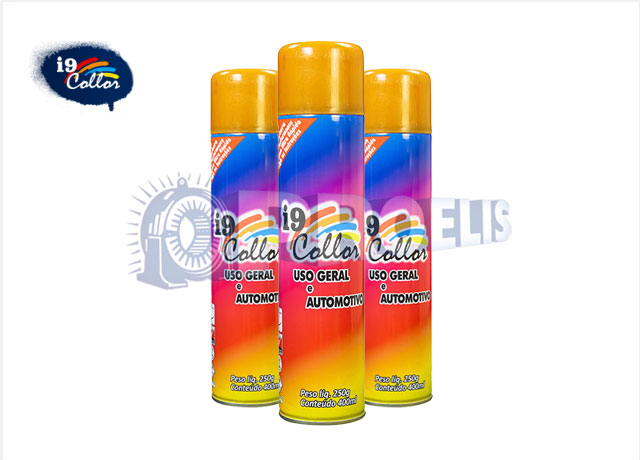 Tinta Spray i9 Collor Amarelo Trator