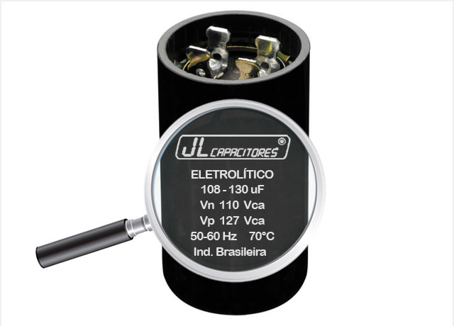 Capacitor Eletrolítico 108/130 JL