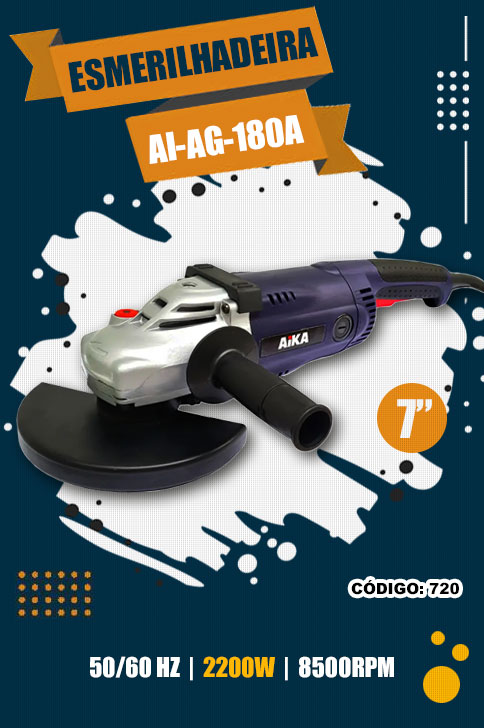 Esmerilhadeira AI-AG-180A