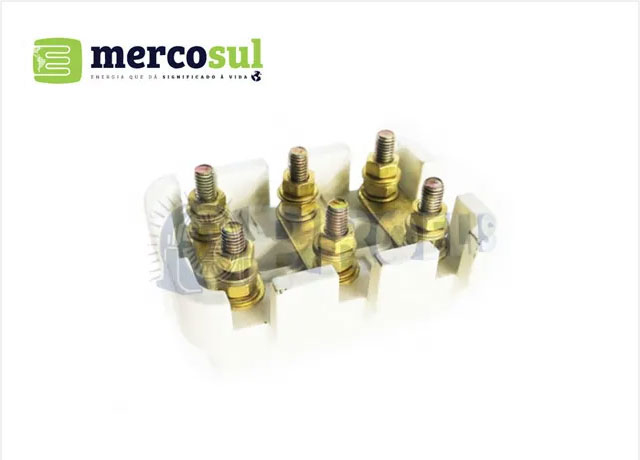 Placa de Borne Eberle Mercosul - 3D5547C9K