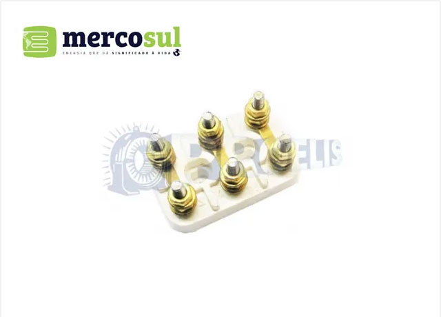 Placa de Borne Eberle Mercosul - 3D5547C2K