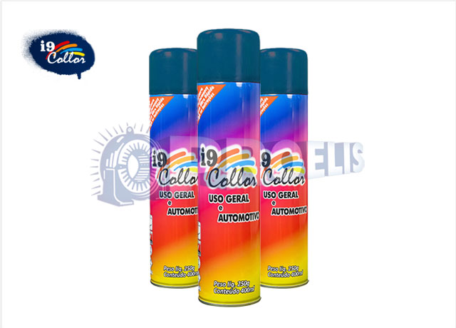 Tinta Spray i9 Collor Azul Motor Escuro