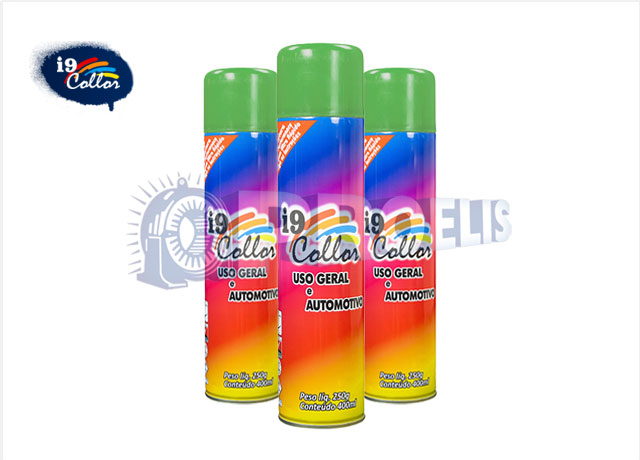 Tinta Spray i9 Collor Verde Motor